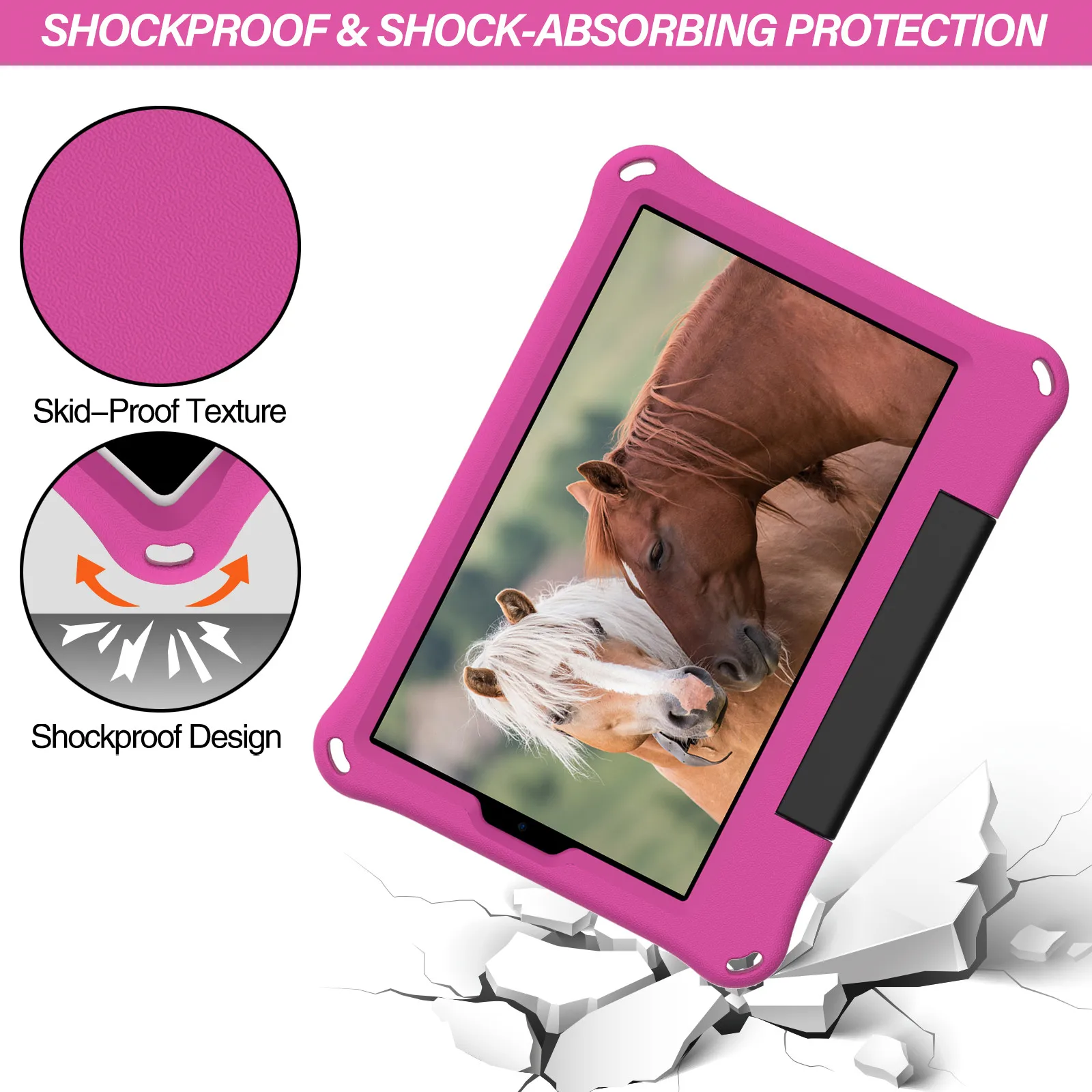 For Samsung Galaxy Tab A7 Lite Case EVA Tablet Stand Cover Case for Galaxy Tab A7 Lite SM-T220 SM-T225  8.7 inch  Kids Case