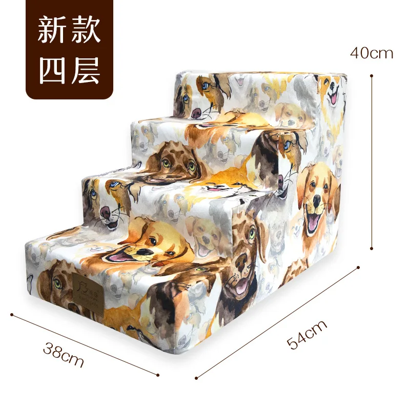 New Four-story pet stairs dog agility equipment german shepherd Teddy cat dog supplies ladder stand step pet supplies toys