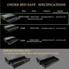 Heavy Duty Under Bed Safe, Quick Firearm Storage Safe, AR Rifle Ammunition Pistol Accessories for Household and Vehicle Use 4