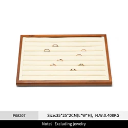 Wooden Jewelry Display Tray and Organizer (Ring Tray)