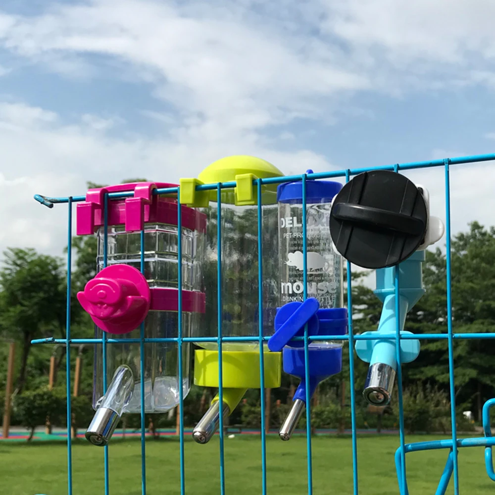 80ml/125ml/250ml Pets Hamster Water Drinking Bottle Plastic Golden Hamster Rabbit Small Pet Dispenser Cage Hangable Water Bottle hamster water feeder,small animal water bottle,pet drinking bottle,rabbit drinking bottle