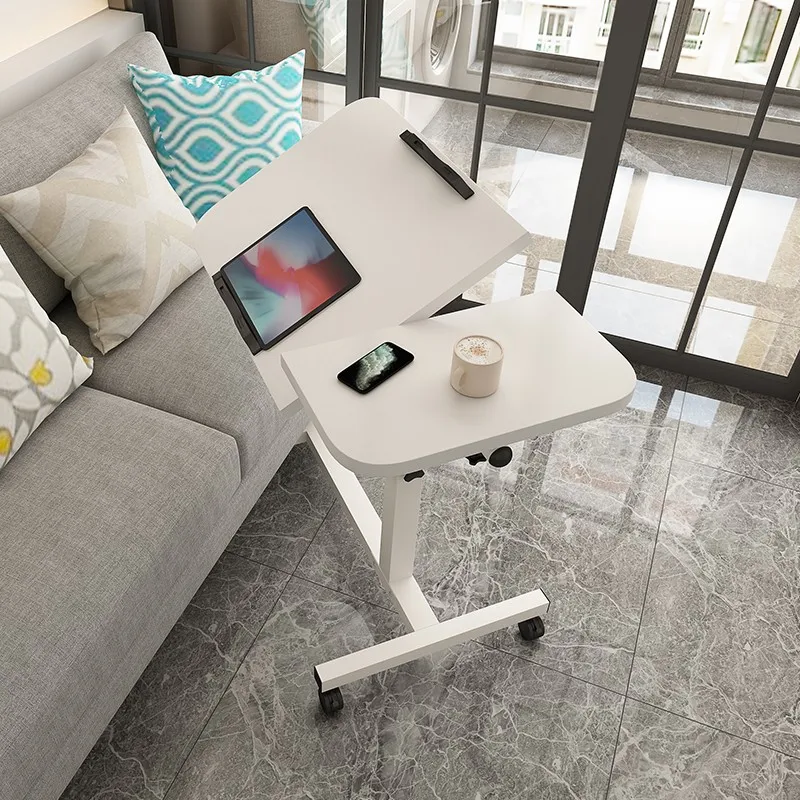 Lifting Mobile Computer Desk Bedside Sofa Bed Notebook Desktop Stand Table Learning Desk Folding Laptop Table Adjustable Table