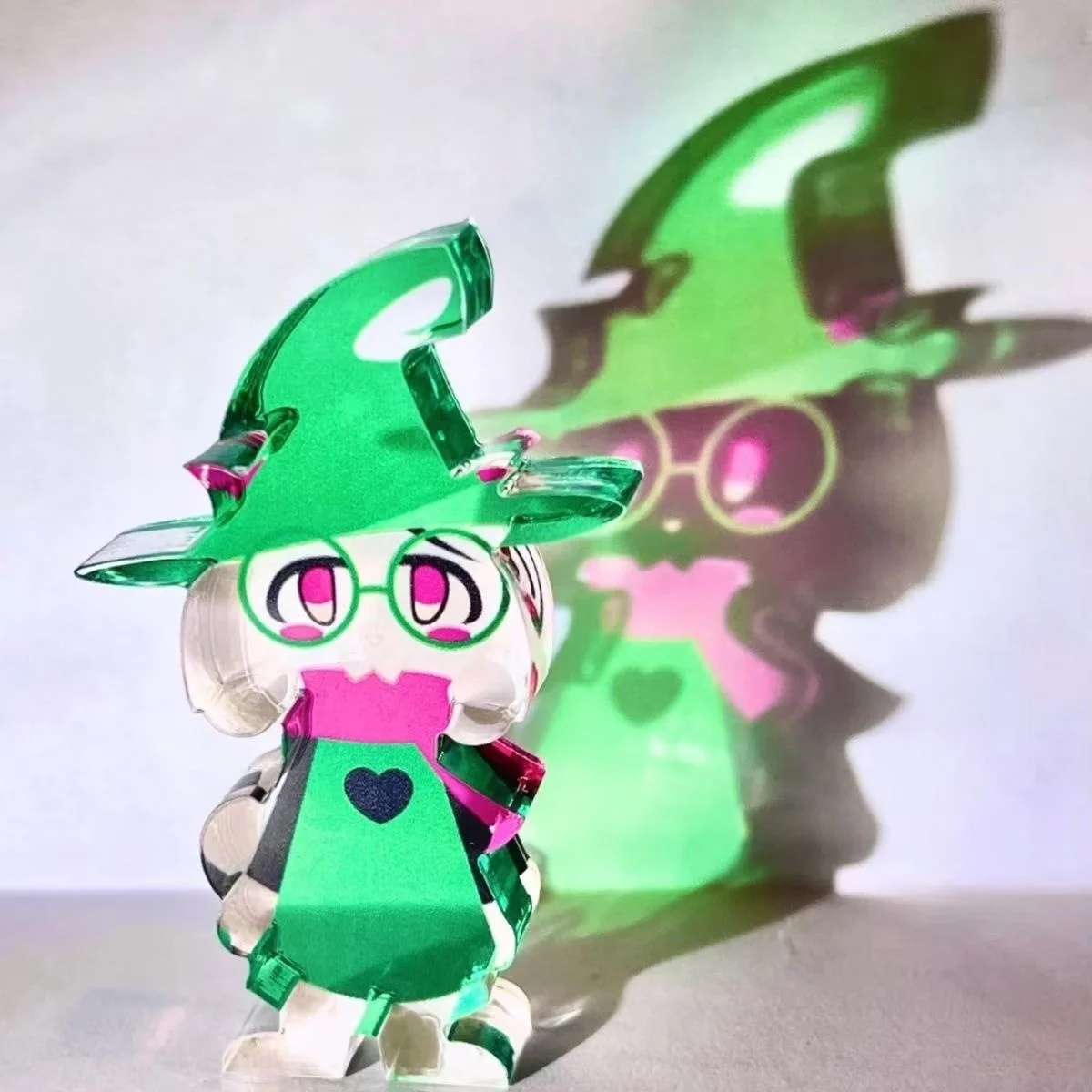 Game Deltarune Ralsei Cosplay Stand Plate Acrylic Figure Desktop Model 
