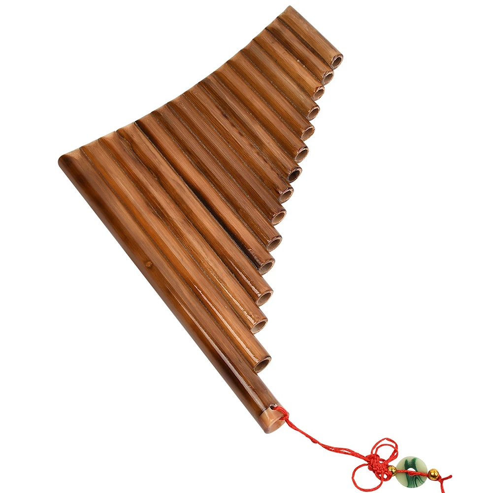 15 Pipe G Key Pan Flute Bamboo Panpipes Chinese Traditional Woodwind Instrument