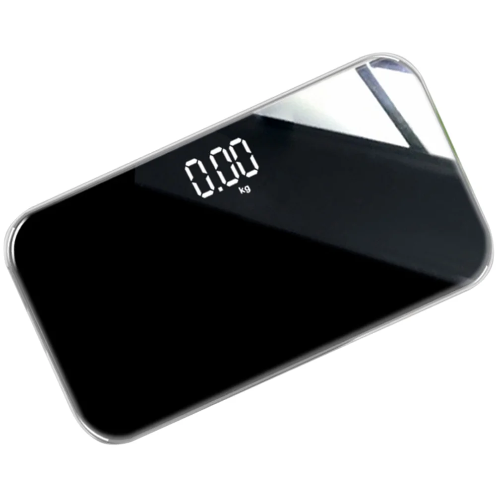 Mirror Scale Surface Weight Portable for Girls Travel Weights Body Tempered Glass Plastic Digital Electronic Scales