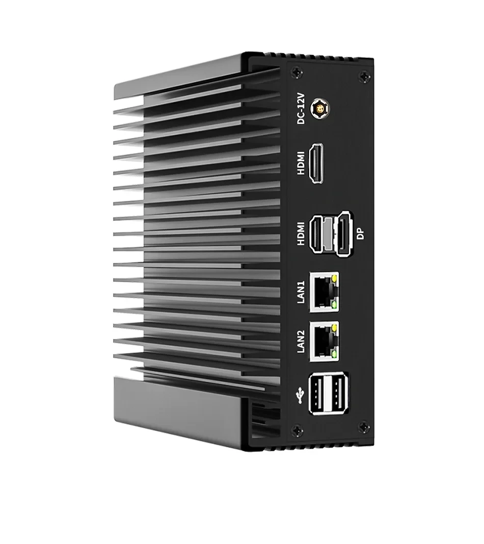 Topton Intel N100 Fanless Mini PC 2xi226-V 2.5G 2*COM NVMe 2