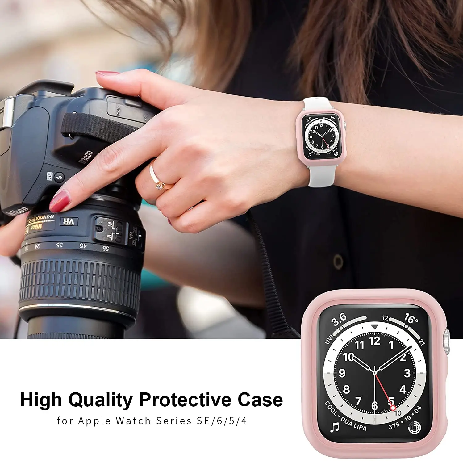 Abdeckung Für Apple Watch Fall 46mm 42mm 41mm 45mm 44mm 40mm Zubehör PC screen Protector stoßstange iWatch Serie 11 10 9 7 8 6 se – Detail 10