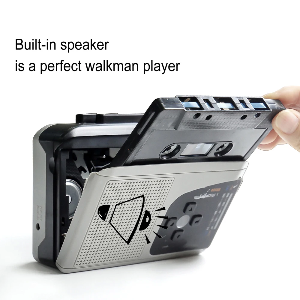 Ezcap Original Multifunction cassette player Walkman Cassette Player with AM/FM Radio,Cassette To MP3 Converter Save To TF Card,No Need Computer