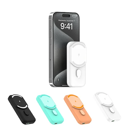

PD20W Electronics Portable Wireless Power Bank 5000mah Thin Magnetic Fast Charging Power Bank for Phone
