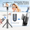 F01 Selfie Stick Tripod Phone Stand Portable Mini Tripod with Wireless Bluetooth for Android and Iphone Smartphone Shooting Vlog 4