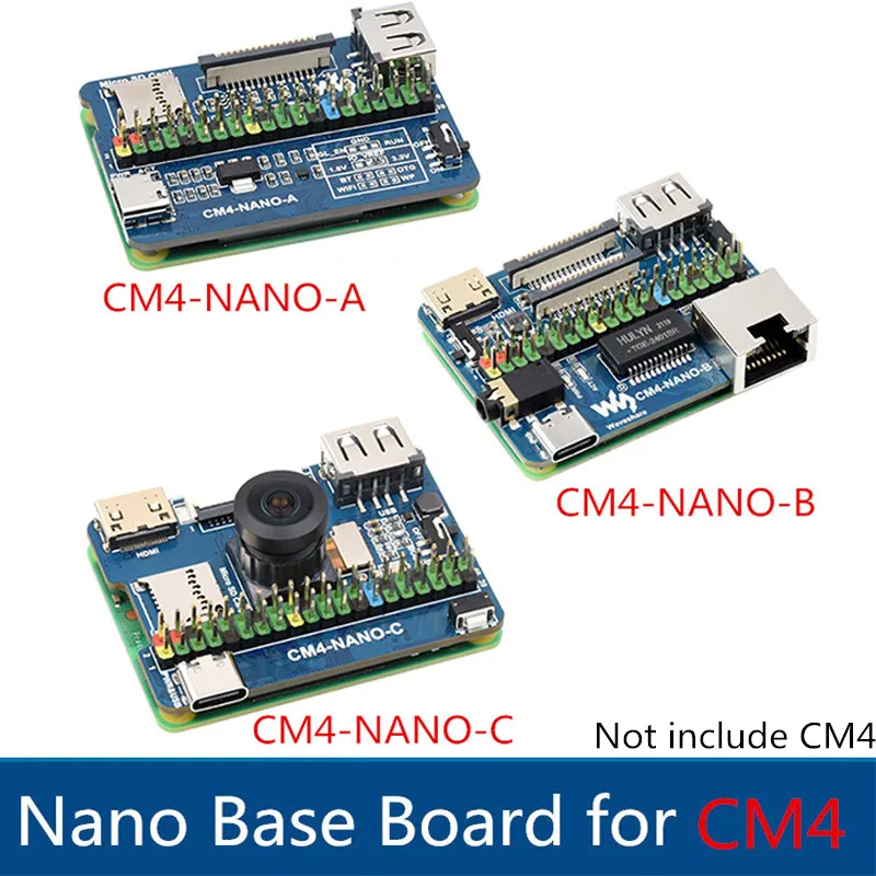 Raspberry pi Cm4 Nano Base Board Usb Csi Dsi Mini Compatível com Hdmi Gigabit Ethernet Rj45 Mesmo Tamanho Que Cm4 para Rpi