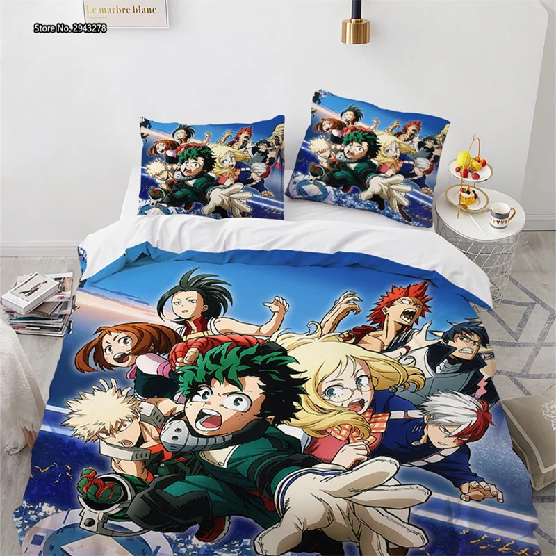 My Hero Academy Digital Printed Home Textile Bedroom Decorated Multi-size Duvet Comforter Pillowcases 2/3pcs