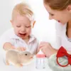 6Inch Lifelike Silicone Pig Doll Mini Reborn Piglet Stretchy Realistic Soft Cute Piggy Full Silicone Body Piggy Toys with Access 5