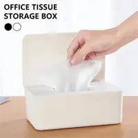 New Plastic Tissue Box Wet Holder Cover Wipes Paper Storage Towel Dispenser Home Napkin Organizer 1