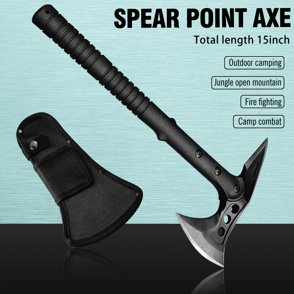 Outdoor Survival Axe Portable Multifunctional Tactical Ax Nonslip