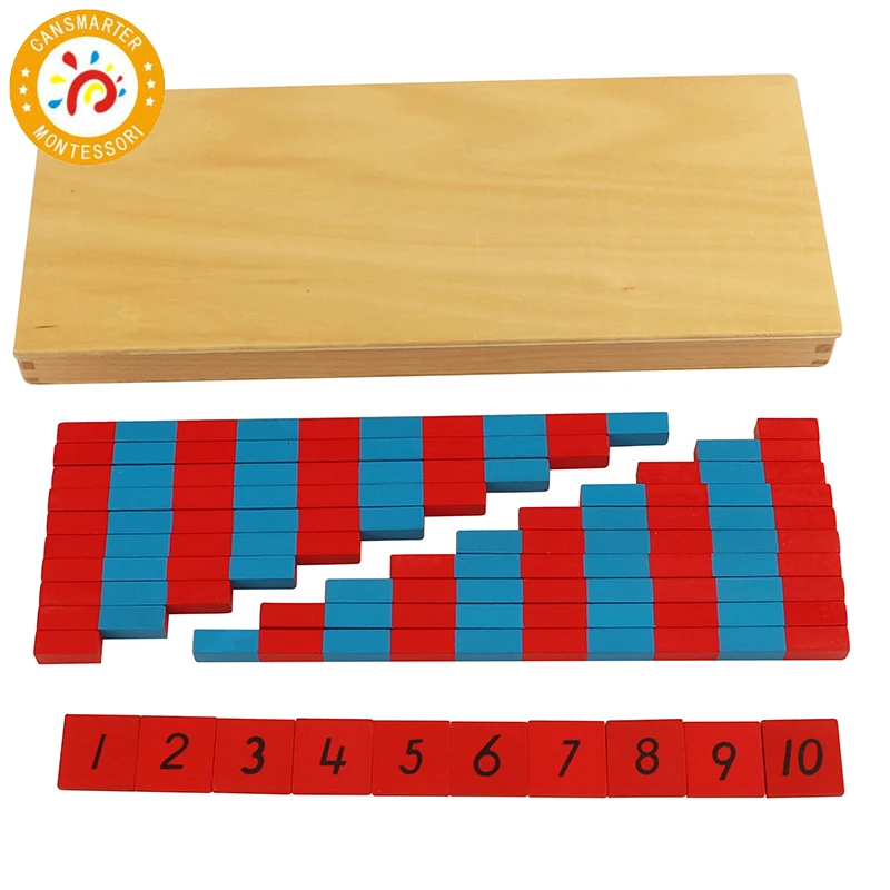 

Montessori Baby Toys Wooden Material Small Numerical Rods Preschool Educational Learning Puzzle Games Training Toys for Children