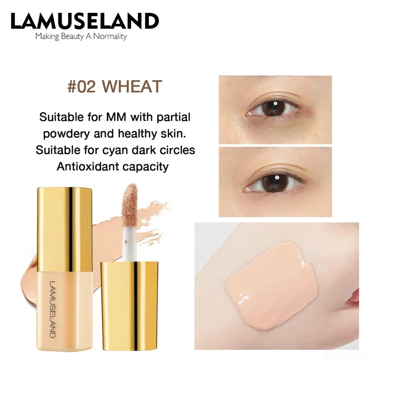 Concealer Corrector Foundation Cream Cover Acne Spots Dark Circles Moisturizing Base Cosmetic 4 Colors sponge head concealer,liquid concealer,waterproof concealer,makeup concealer,face concealer pen,concealer powder,concealer palette,concealer foundation cream,face concealer