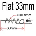 Flat 33mm