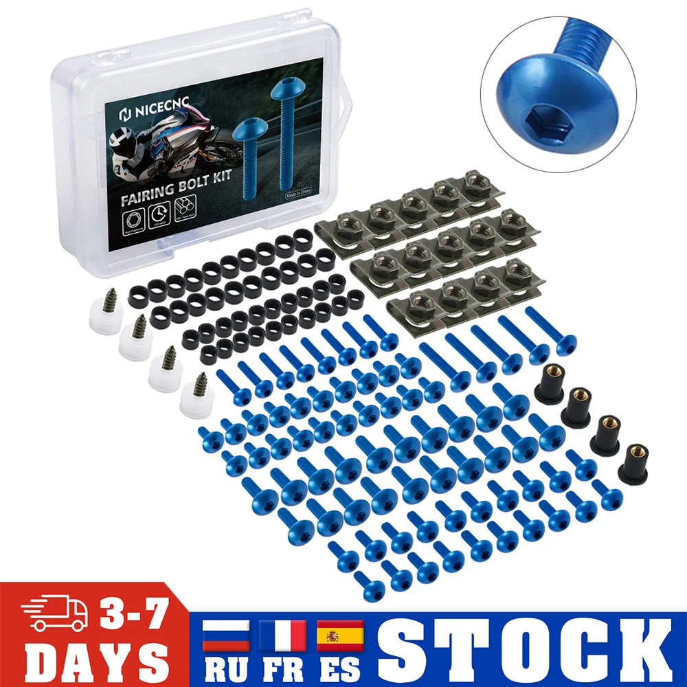 Motorcycle Body Fairing Bolt 177pcs For Suzuki GSXR 600 1000 Bandit 1200 1250S V-Strom SV Hayabusa RG GS Katana 750 GSX TL 1000S