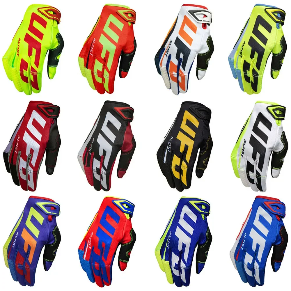 UFO Almst Off-Road Motorcycle Gloves Enduro Shockproof Mens Racing Guantes Moto Cross Luvas Motorbike MX ATV Gloves for Summer