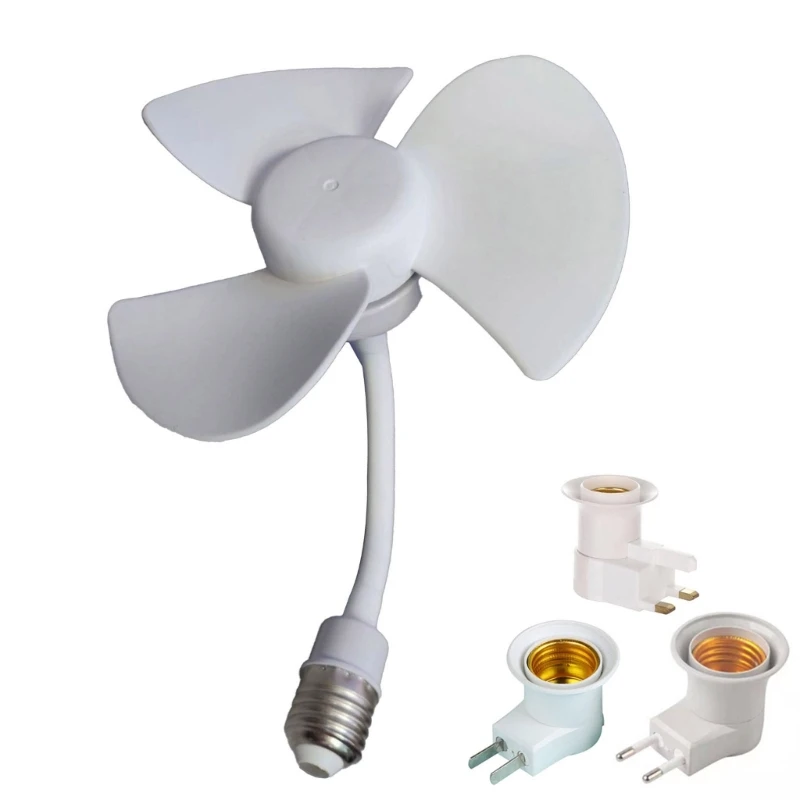 E27 천장 팬 360도 조정 저소음 선풍기 1000RPM 냉각 팬 DropShipping