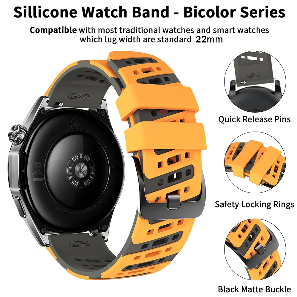 Enhanced Silicone Sports Strap Bracelet
