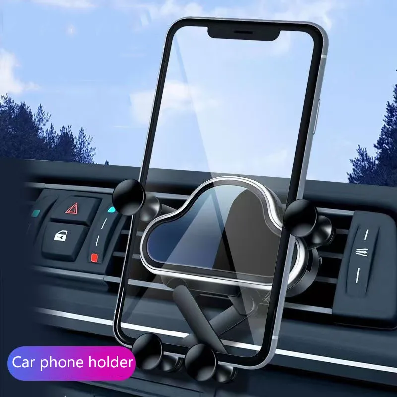 

Car phone bracket, car air vent clip navigation gravity-sensitive fixed support universal，Car Accessories