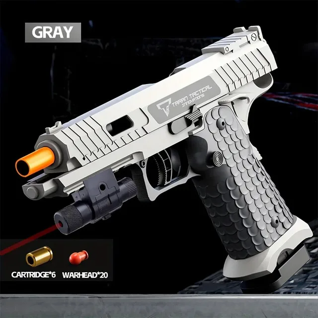Shell Ejection 2011 Pistol Decompression Radish Gun Empty Hanging USP Continuous Soft Bullet Launcher Toy Gun 1
