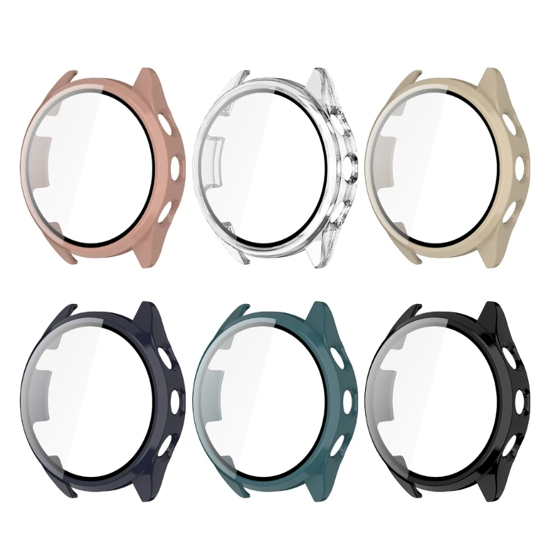 

Protector Cover with Tempered Film Smartwatch Housing Scratch Resistant