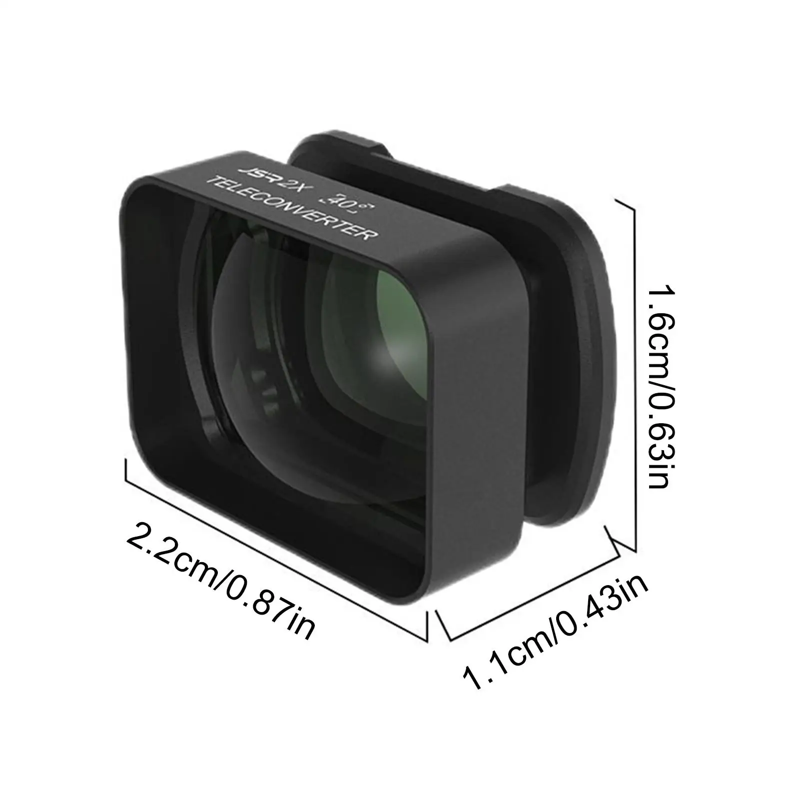 DJI 오즈모 포켓 3 카메라 렌즈 마그네틱 현미경 텔레컨버터 HD 클로즈업 매크로 사진 렌즈 (사진 촬영, 스포츠용)