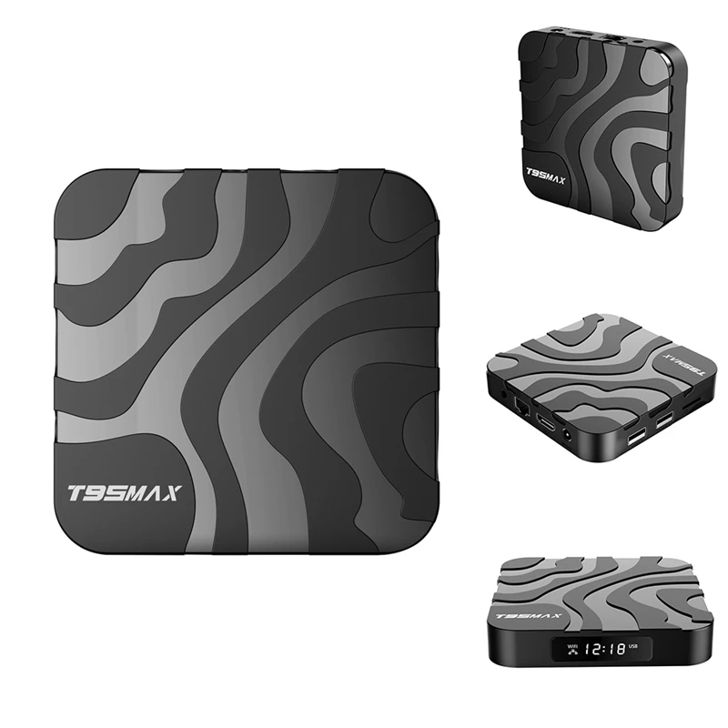 

ТВ-приставка T95MAX, 6K, H618, Android 12,0, 4K, HDR, двойной Wi-Fi