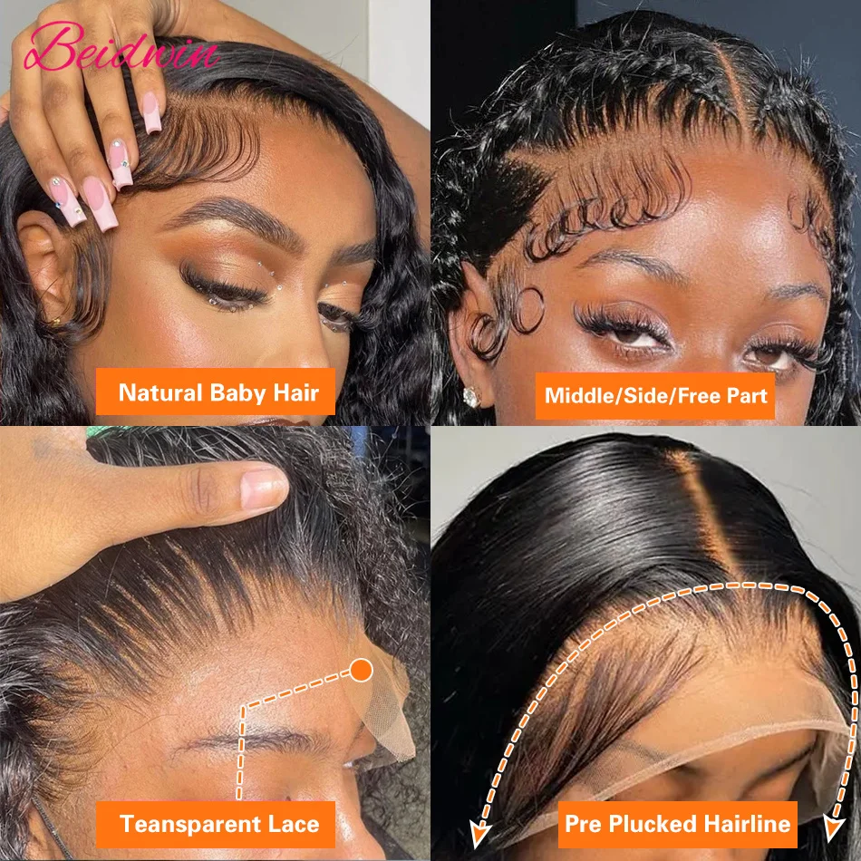 Curly Lace Front Human Hair Wig 13X4 13X6 Frontal Glueless Preplucked lace frontal wig,human hair wigs