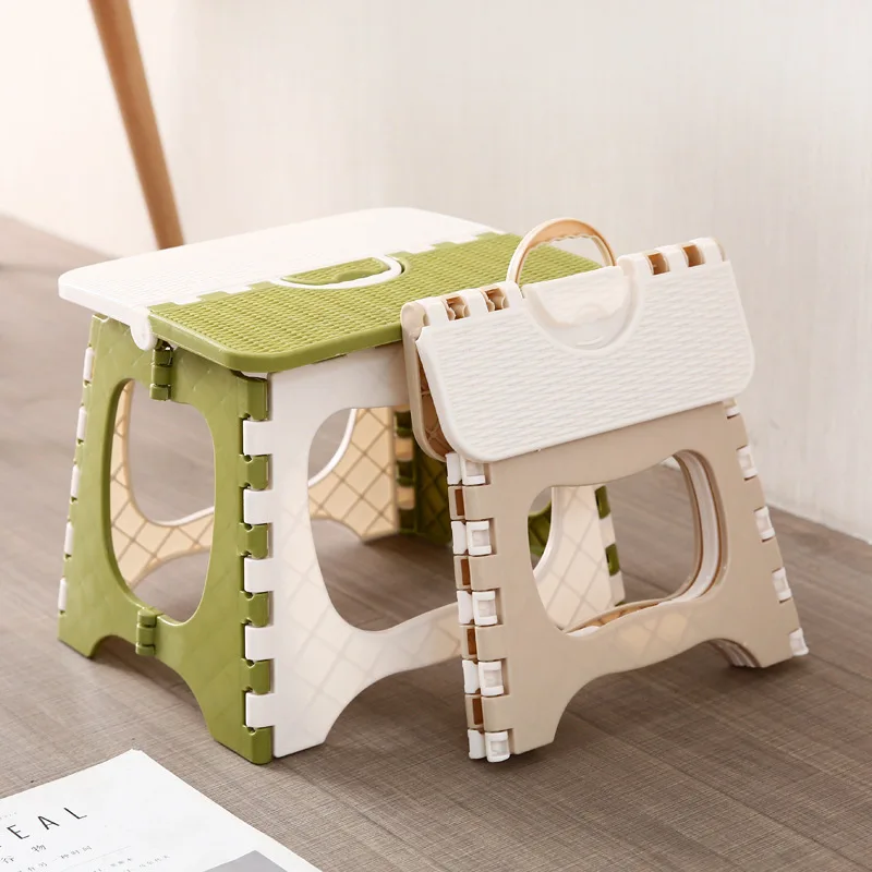

Outdoor Folding Stool Portable Beach Stool Travel Mini Stool Hiking Fishing Stool Multifunctional Camping Picnic Plastic Stool
