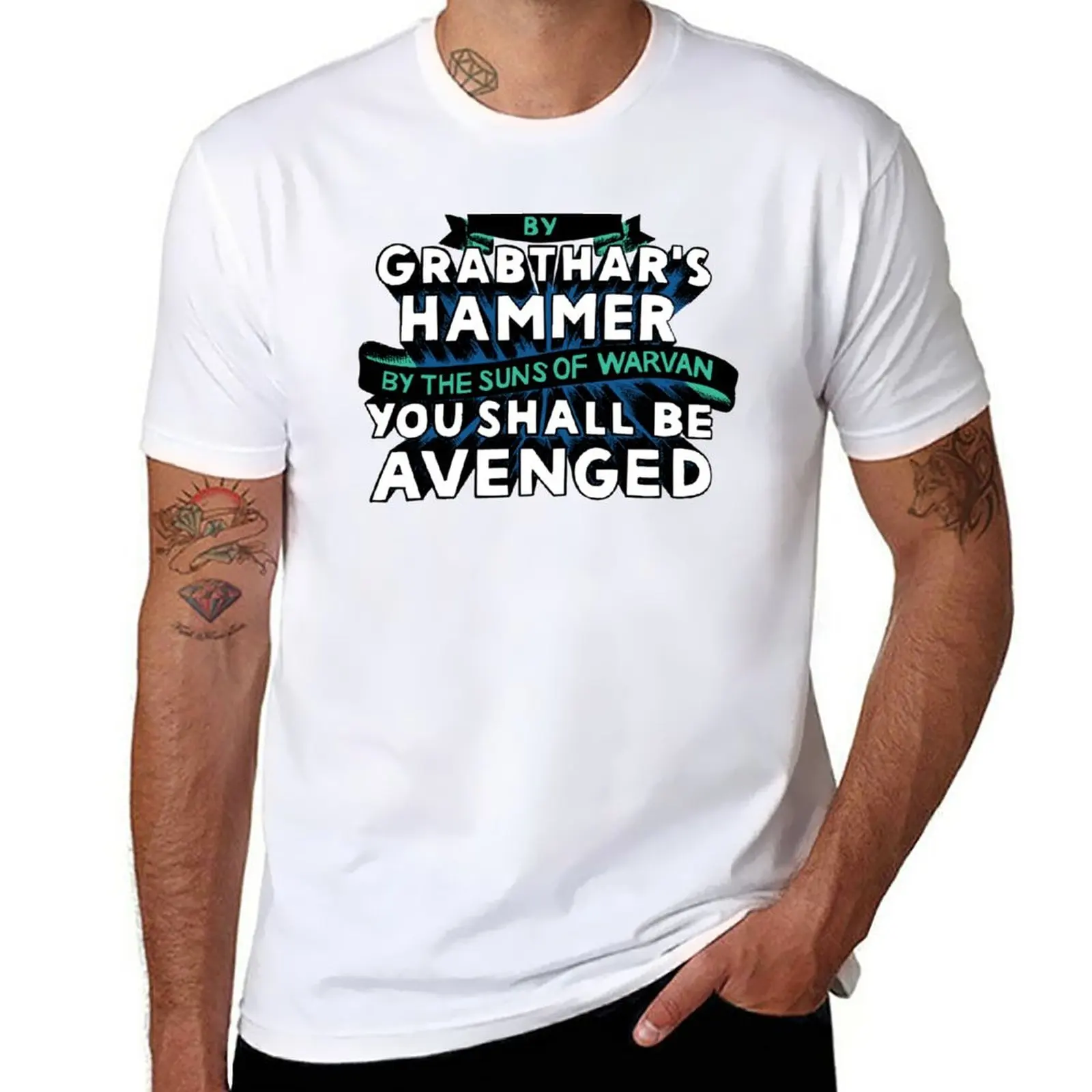 

New By Grabthar's Hammer T-Shirt Short sleeve black t shirt custom t shirts fruit of the loom mens t shirts