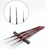 Kolinsky Sable Finest Premium Nail Art Long Striper Liner Brush with Wooden Handle Acrylic Nails Tool 1