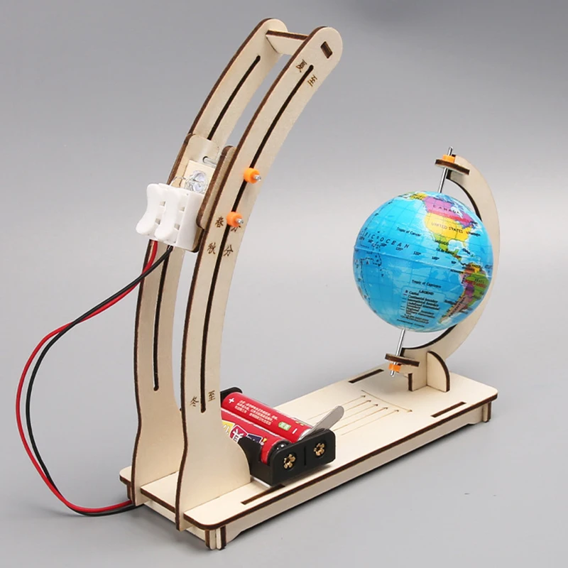 Day Night Alternation Globe Kids Science Toys DIY STEM Technological Physics Learning Kit Funny Teaching Aids Educational Toys