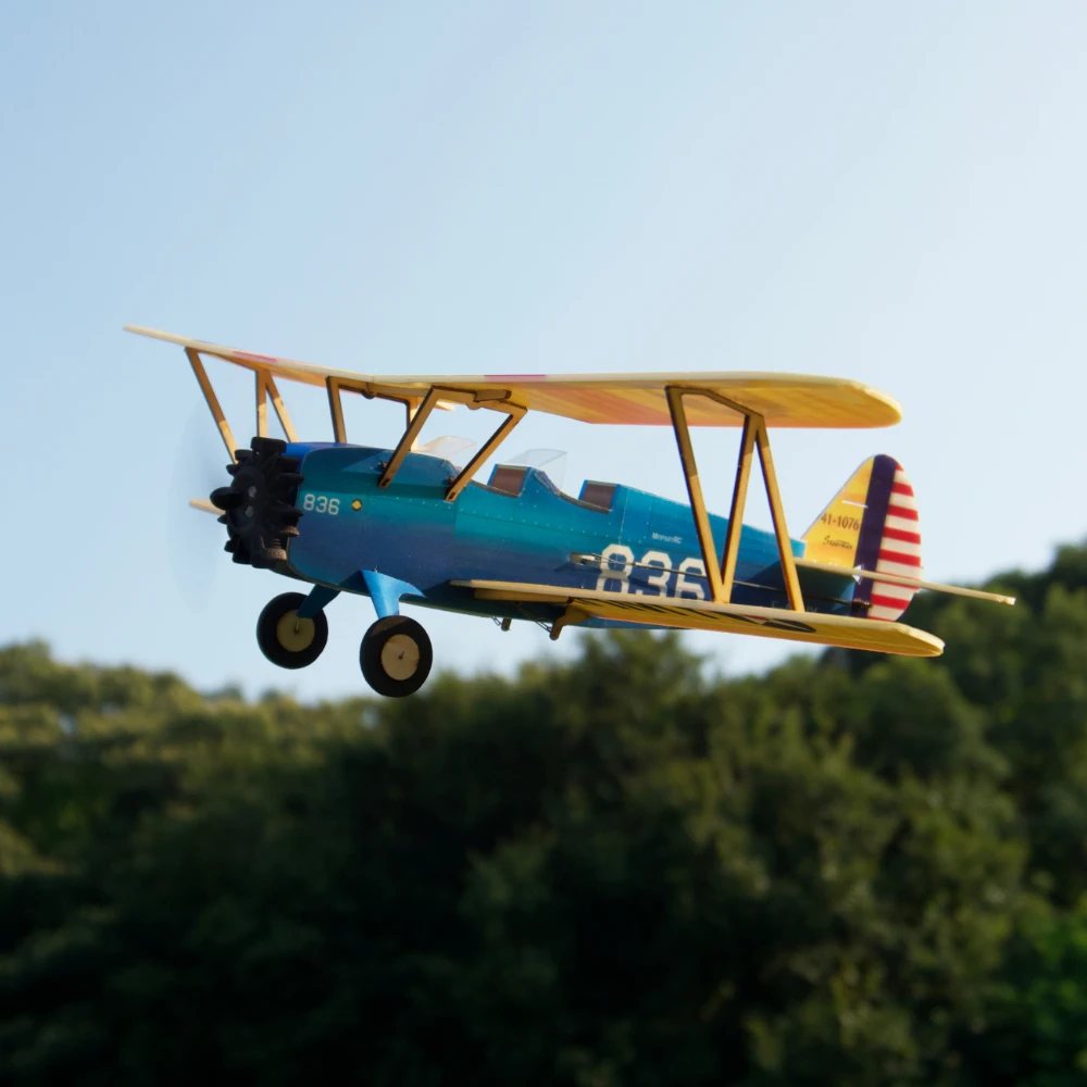 

MinimumRC PT17 360mm Wingspan 4 Channel Trainer Fixed-wing RC Airplane Outdoor Toys For Children Kids Gifts