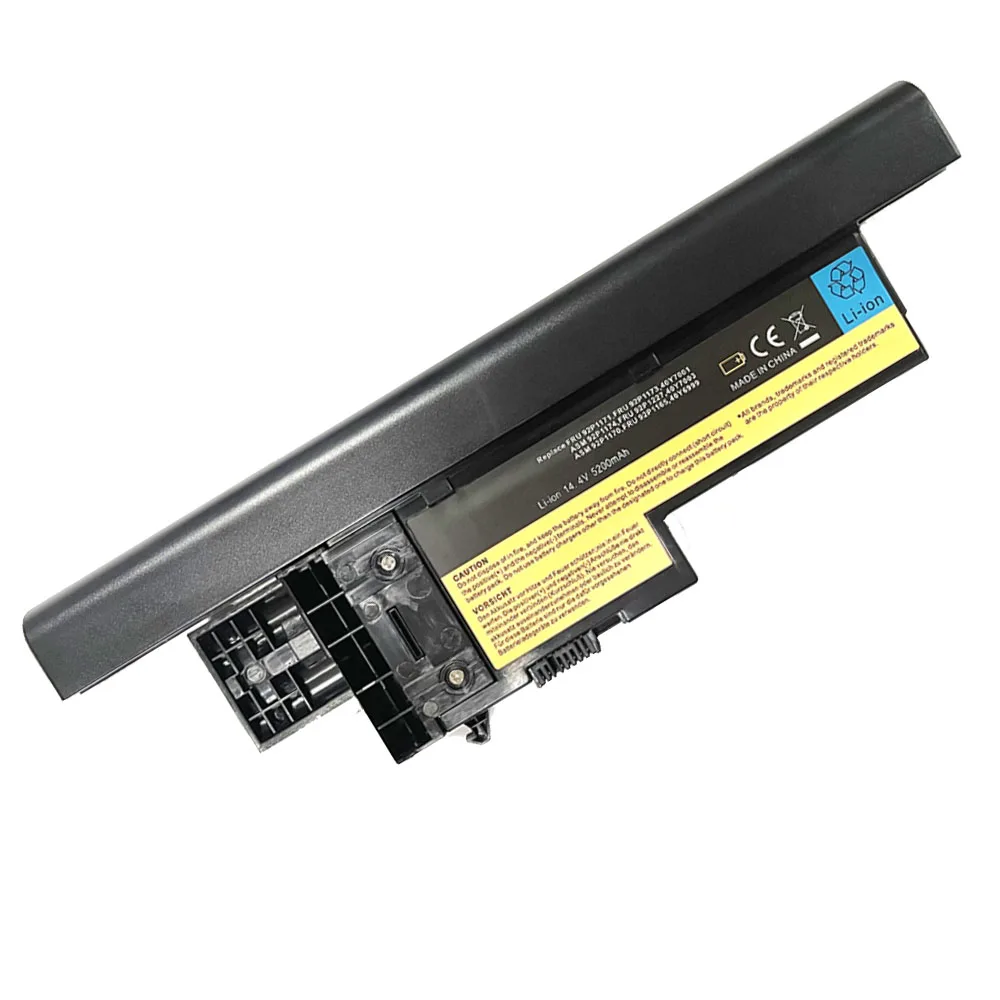 Bateria de Laptop com Células de 5200mah para Thinkpad X60 X60s X61 X61s Série 40y7001 40y7003 Ssd 92p1170 92p117 2 - Imagem 2