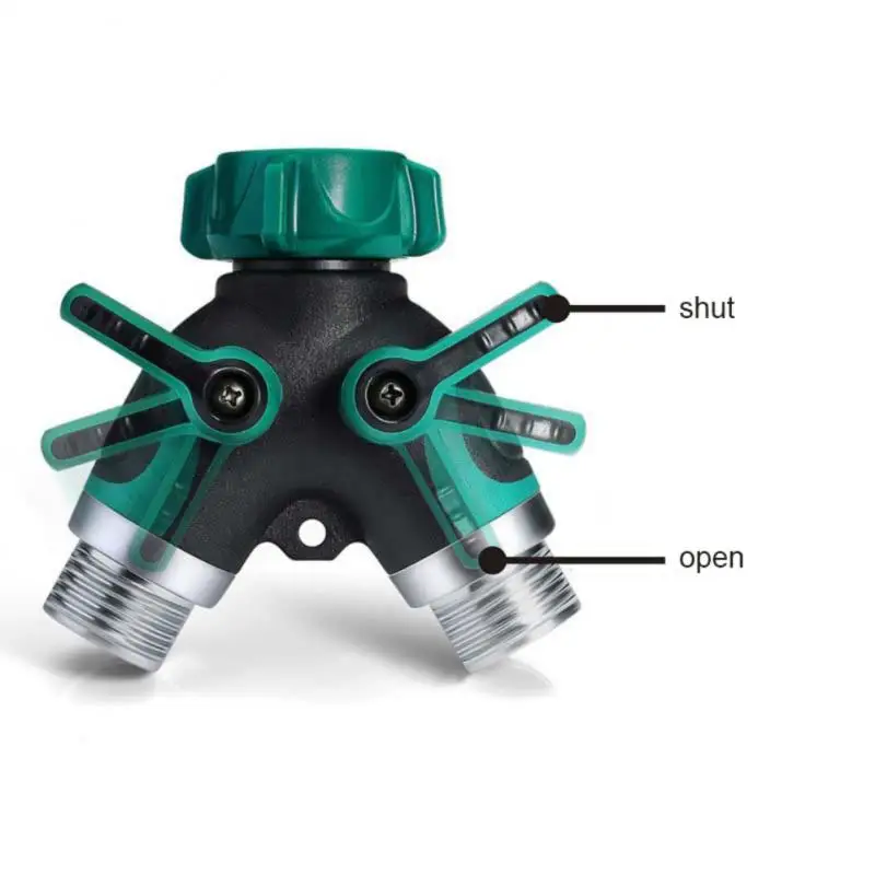 

Water Connectors Gardening Irrigation Y-shaped Double-way Faucet Diverter One-in-two Garden Plastic Water Separator Garden Tool