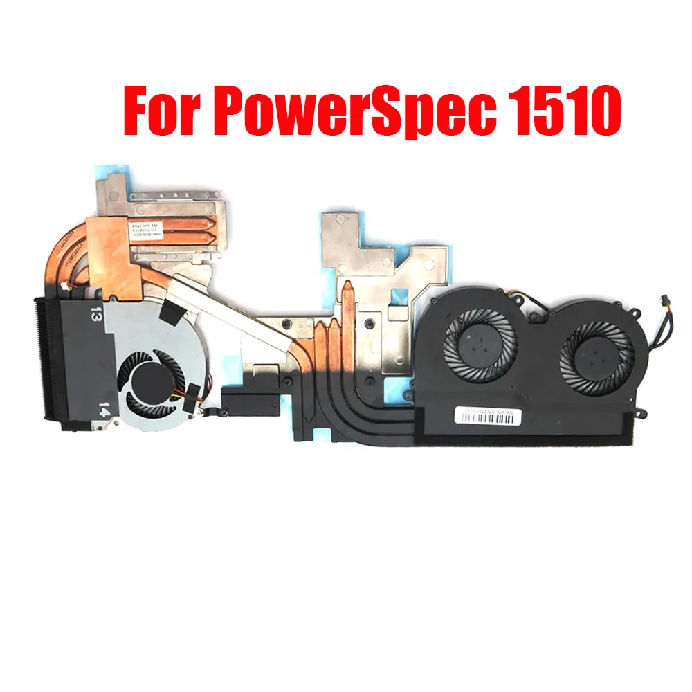 Laptop Heatsink&Fan For PowerSpec 1510 P650HS-G DC5V 0.5A 3PIN New