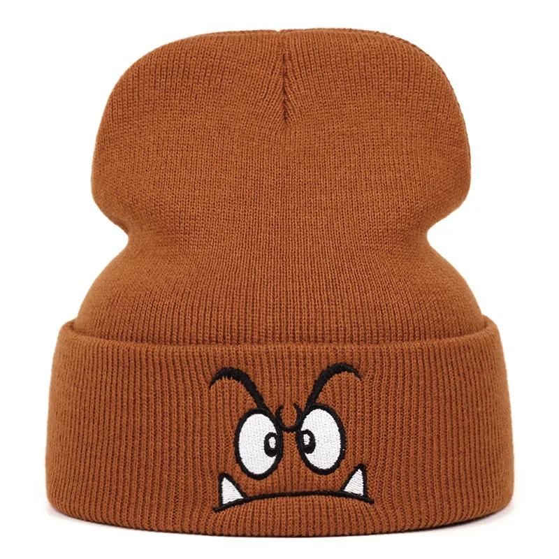 Emoji Pattern Brimless Hat, Pullover Hat, Thermal Hat, Suitable for Daily Commuting and Outdoor Sports, Suitable for Spring Use