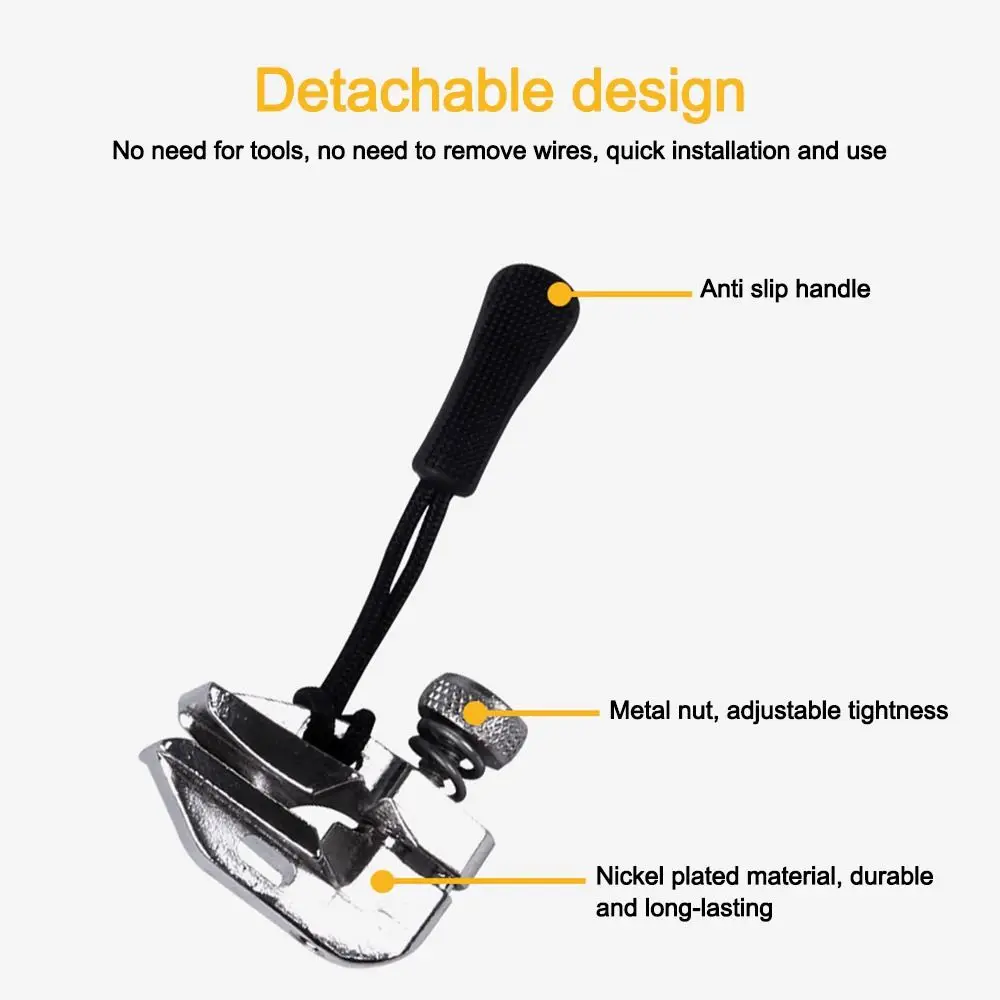 3 Different Size Zipper Repair Kit DIY Universal Instant Zipper Puller Sewing Tools Replacement Bad Buckle Suitcase Head
