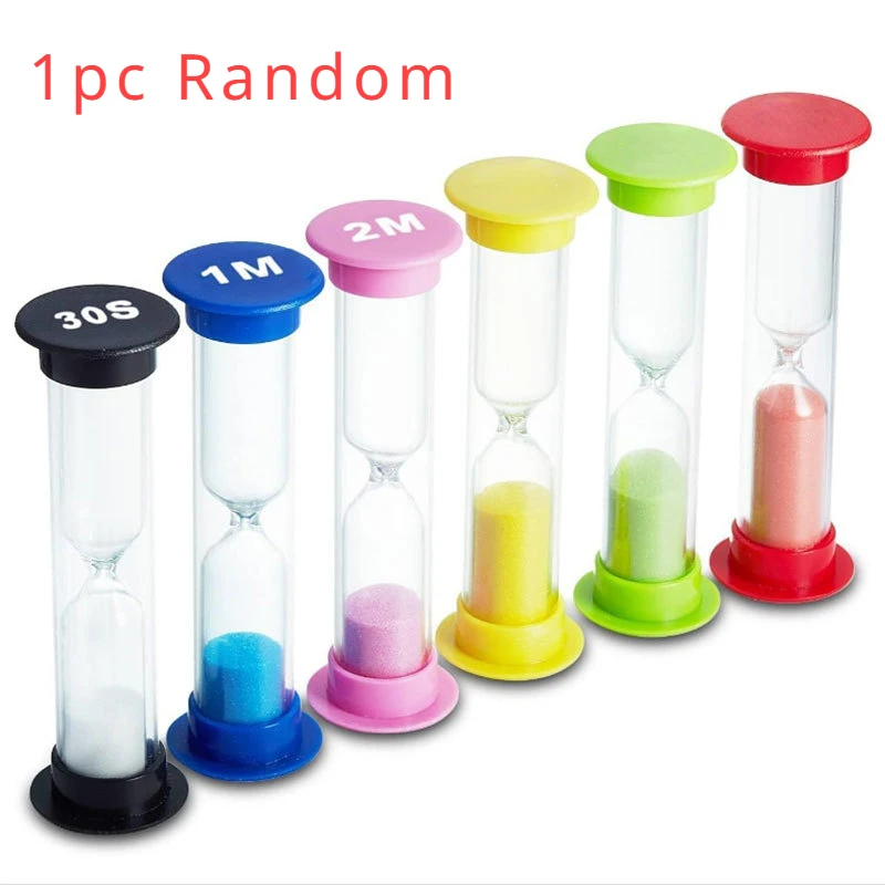 1pc Hourglass 10/15/20/30/45S, 1/2Minutes Sand Timer Sand Clock Desktop Ornament Watch Children Kids Gift Home Decoration, Sand Timer, Liquid Hourglass Timer, Colored Hourglass