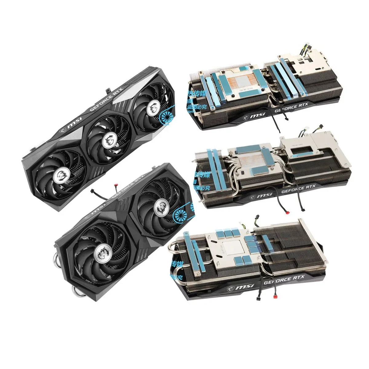 Msi-gpu Radiador para Jogos x Placa Gráfica z Trio Rtx3060ti 3070 3080 3080ti 3090