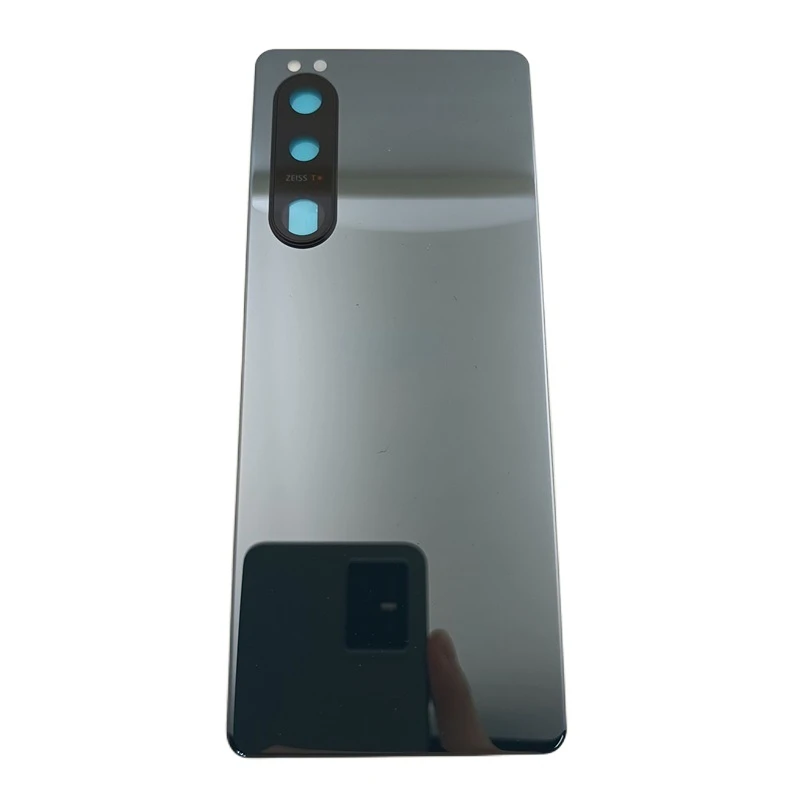 Original For Sony Xperia 5 Iii Glass Back Battery Cover Door Panel Housing Case With Logo Replacement Parts