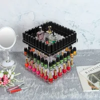 3 Tier Acrylic Nail Polish 360 Rotating Display Rack Organizer Stand Makeup Cosmetics Storage Box 2