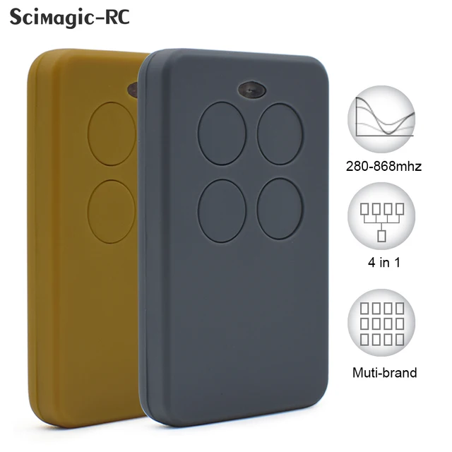 280mhz-868mhz Multifrequency Garage Door Remote Control Duplicator Copy Clone Remote Garage Door Opener Variable Code Command 6