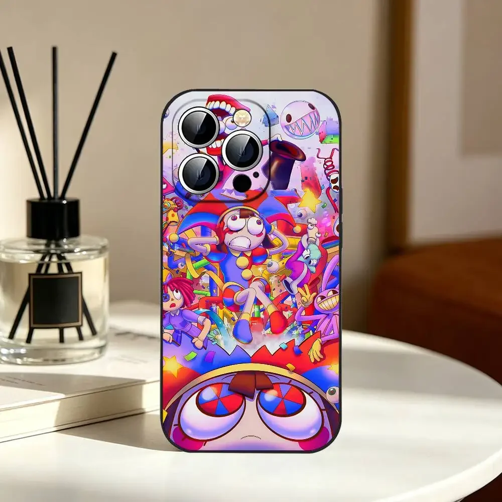 Anime The A-Amazing Digital Circus Phone Case - Stylish Protective Cover with Edge-to-Edge Design