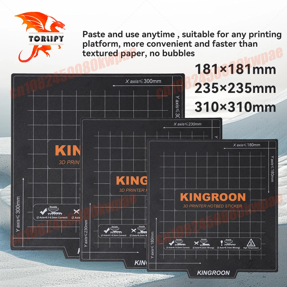 Enhanced Magnetic Build Plate for 3D Printer Hot Bed Sheet