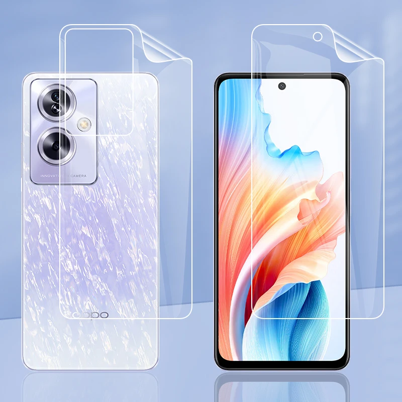Per Oppo A79 A2 5G 6.72 "Clear Tpu / Matte Anti-Impronte Hydrogel Full Cover Soft Screen Protector Film